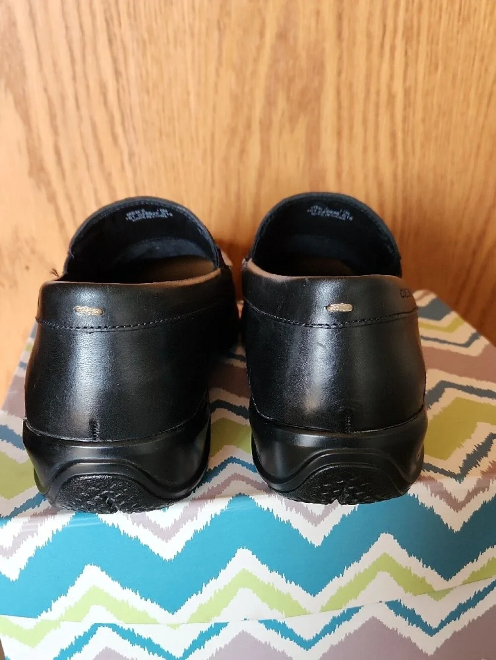 Cole Haan Black Leather Slip-On Loafers